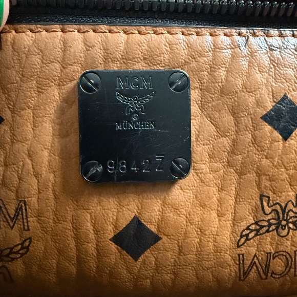 MCM Tan and Black Belt Bag - Picture 2 of 8